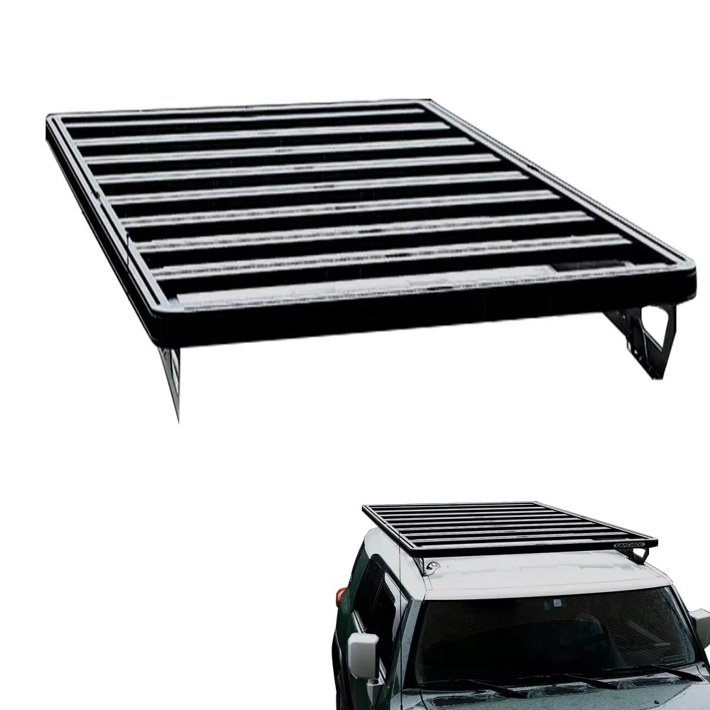 High-Strength Aluminum Roof Rack Lightweight Cargo Platform for Off-Road Trips Camping Gear for  Land Cruiser 76 Series